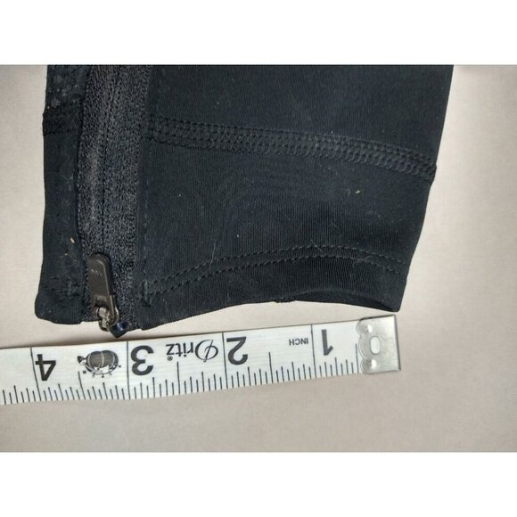 Adidas Running Women’s XS Black Climacool Legging Pants Mesh Ankle Zip - Picture 5 of 15